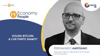 FamilyEconomy  Ferdinando Ametrano volata Bitcoin a che punto siamo [upl. by Nosnibor243]