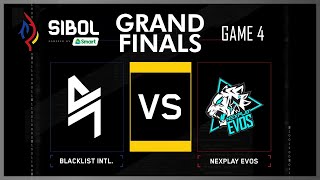 GRABE NGA YON BLCK vs NXPE Game 4  SIBOL GRAND FINALS [upl. by Ronnholm]