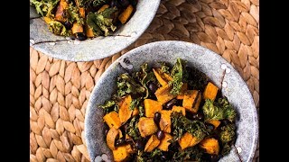 CHFA Sweet Potato Kale Sheet Pan Dinner [upl. by Seumas]