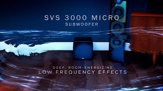 Reference Subwoofer Performance Just Went Micro SVS 3000 Micro Subwoofer [upl. by Htinnek22]