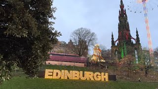 Best Christmas markets in Europe  Edinburgh Weihnachten Noël Рождество christmas [upl. by Eeral]