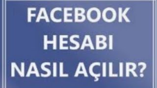 YENİ Facebook Hesabı Oluşturmak  Facebook Hesabı Nasıl Açılır alwaysONE [upl. by Sternberg]