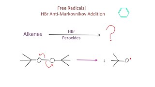 Free Radicals HBr And Peroxides Organic Chemistry PRACTICE PROBLEMS [upl. by Atinauq542]