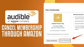 How To Cancel Audible Membership 2024 Easy Tutorial [upl. by Marlen]