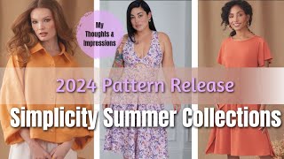 Simplicity 2024 Summer Pattern Release  What Im Buying [upl. by Nairad]