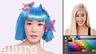 Tiffany Young Photoshops Herself Into 7 Different Looks  Allure [upl. by Leak]