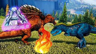 ARK GENESIS Part 2 57  Teste de FOGO com Espino [upl. by Erdman510]