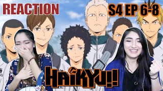 DateTech is Back Theyre all SO CUTE  Haikyu Season 4 Episodes 68 Reaction Highlights [upl. by Caruso639]