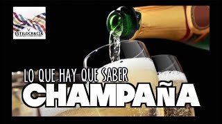 Champagne lo que hay que saber [upl. by Zawde]