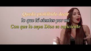 Paola Jara y Franco  Prohibido Video Lyrics Letra [upl. by Caplan]