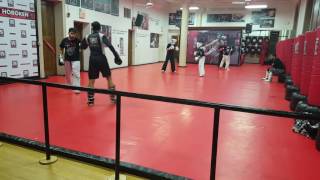 Advanced Kickboxing Sparring  Hoboken Tsmma [upl. by Asereht]