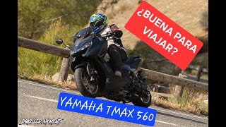 YAMAHA TMAX 560 ¿Sera buena viajera [upl. by Schwing]