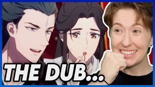 REACTING TO THE NEW TGCF ENGLISH DUB [upl. by Hannan]