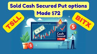 20241002 Sold TSLL Cash Secured Put options collected 72 premium [upl. by Sapphira]