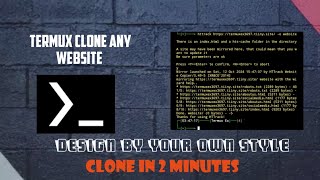 Clone Any Website In Termux  Httrack tool  Use For Phishing ✨👀 [upl. by Hassin]