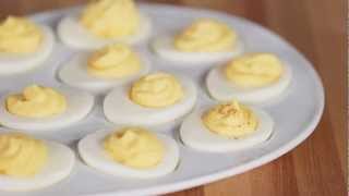 How to Make Deviled Eggs  Easy Appetizer Recipe [upl. by Zetrok]