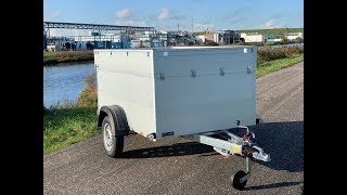 Anssems GTB 750 VT1 211x126x83 cm  Complete bagagewagen ideaal voor vakantie vissen en kitesurfen [upl. by Vachill]