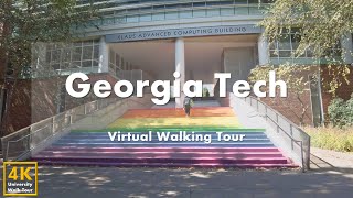 Georgia Institute of Technology Part 2  Virtual Walking Tour 4k 60fps [upl. by Ceciley]