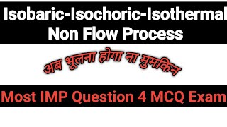 Trick to Remember IsobaricIsochoricIsothermal amp Adiabatic Process different NameGTU [upl. by Ecidna]