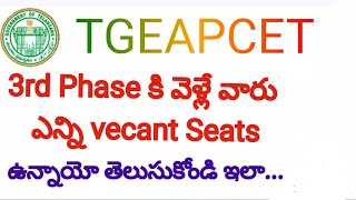 TG EAPCET 2024 3rd Phase Vecant Seats తెలుసుకోవటం ఎలా [upl. by Seppala]