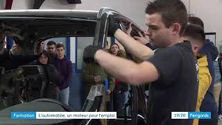 Le CFA de Boulazac fait la promotion de sa formation automobile [upl. by Stoller779]