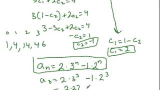 Homogeneous Linear SecondOrder Recurrence Relations [upl. by Anaderol]