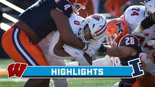 Wisconsin at Illinois  Highlights  Big Ten Football  Oct 21 2023 [upl. by Der]