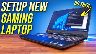 How To Setup Your New Gaming Laptop [upl. by Haimorej652]