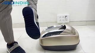 Automatic Shoe Sole Cleaning Machine  Aroindia Electromech Pvt Ltd [upl. by Eilram]