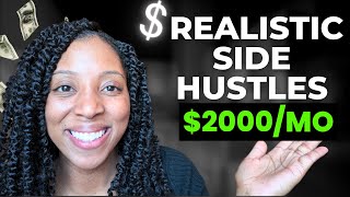 5 EASY Side Hustles that anyone can start How to DECIDE one that’s right for YOU [upl. by Tsenrae]