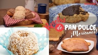 5 fáciles y tradicionales recetas de pan dulce mexicano  Recetas de panadería  Cocina Vital [upl. by Gabbie]