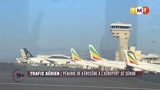 TM1 News  Mali  Trafic aérien  pénurie de kérosène à laéroport de Sénou [upl. by Chery121]