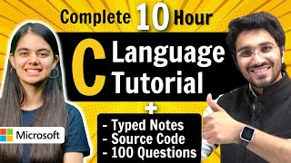 C Language Tutorial for Beginners with Notes amp Practice Questions [upl. by Ynnek299]