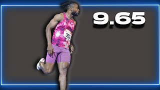 Kishane Thompson EPIC RUN in Track and Field 2024 [upl. by Gent]