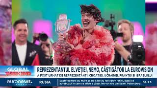 Eurovision 2024 Elveția a câștigat finala cu cântecul lui Nemo Mettler despre a fi nonbinar [upl. by Tutto]