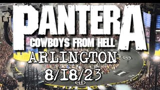 PANTERA Live  ATampT Stadium Arlington Texas 2023 [upl. by Bradwell304]