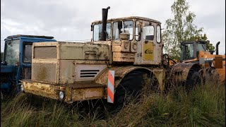 Starting Tractor K700A V8 Turbo Diesel After 6 Years  Test Drive [upl. by Ybreh649]