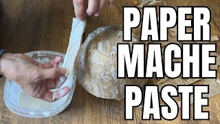 Create Perfect Paper Mache Paste In Just Minutes [upl. by Anilocin346]