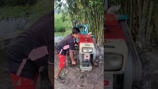 New traditional power tiller start challenge 💪💪funny shorts machine [upl. by Rush394]