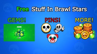 FREE Stuff You Can Get In Brawl Stars [upl. by Aldwon]