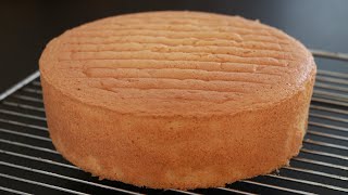 genoise sponge cake soft and fluffy [upl. by Afatsom682]