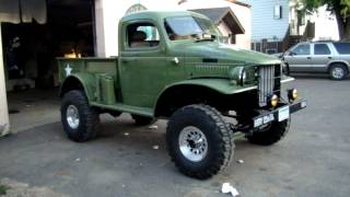 1942 dodge power wagon with a big block 496 chev [upl. by Ayhay]