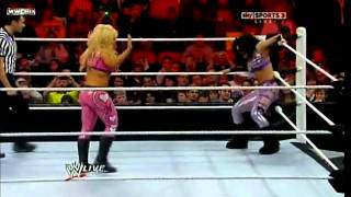 Natalya Vs Melina RAW 24112011 [upl. by Ilera]