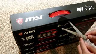 MSI GL62 6QF628 Gaming Laptop Unboxing and Review Intel Core i5 1TB GTX 960M 8GB [upl. by Noryak]