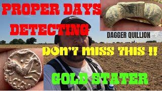 CELTIC GOLDDAGGER QUILLIONmetal detecting ukmetaldetecting treasure xpdeus [upl. by Danialah]