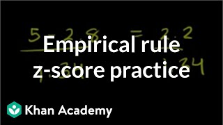 ck12org More empirical rule and zscore practice  Probability and Statistics  Khan Academy [upl. by Ahsinra80]