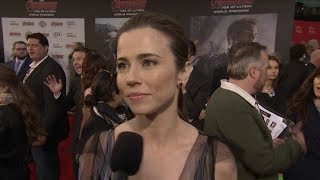 Linda Cardellini on Marvel’s “Avengers Age of Ultron” [upl. by Aneram]