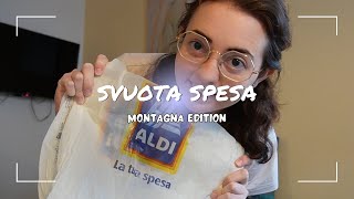 Svuota spesa ALDI  Montagna Edition [upl. by Ahsia]