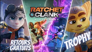 Ratchet amp Clank Rift Apart  Retours Gratuits Trophy [upl. by Simmonds791]