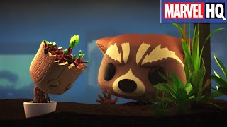 Marvel y Funko  Corto El cambiazo  Marvel HQ España [upl. by Nowad]